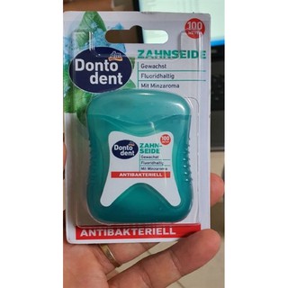 Chỉ nha khoa dontodent zahnseide kháng khuẩn vị bạc hà, 100 m