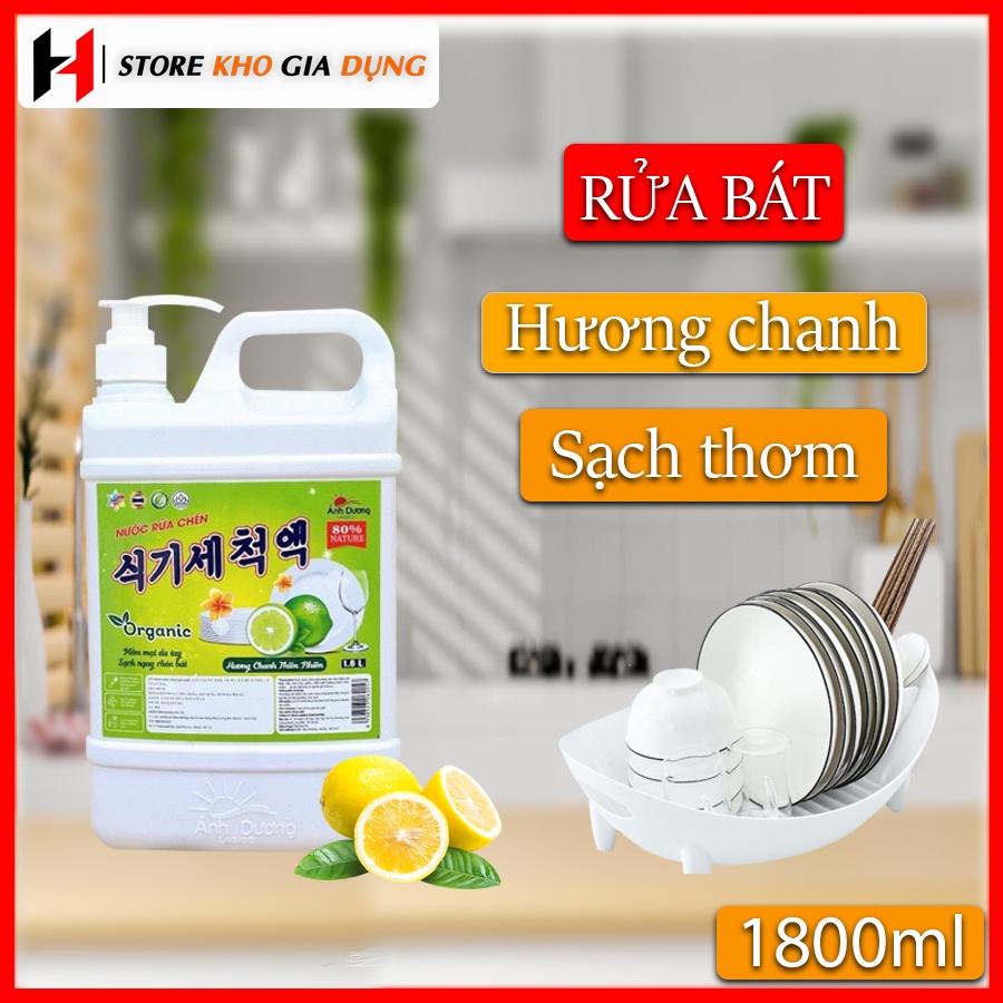 Nước Rửa Chén ORGANIC Ánh Dương Hương Chanh