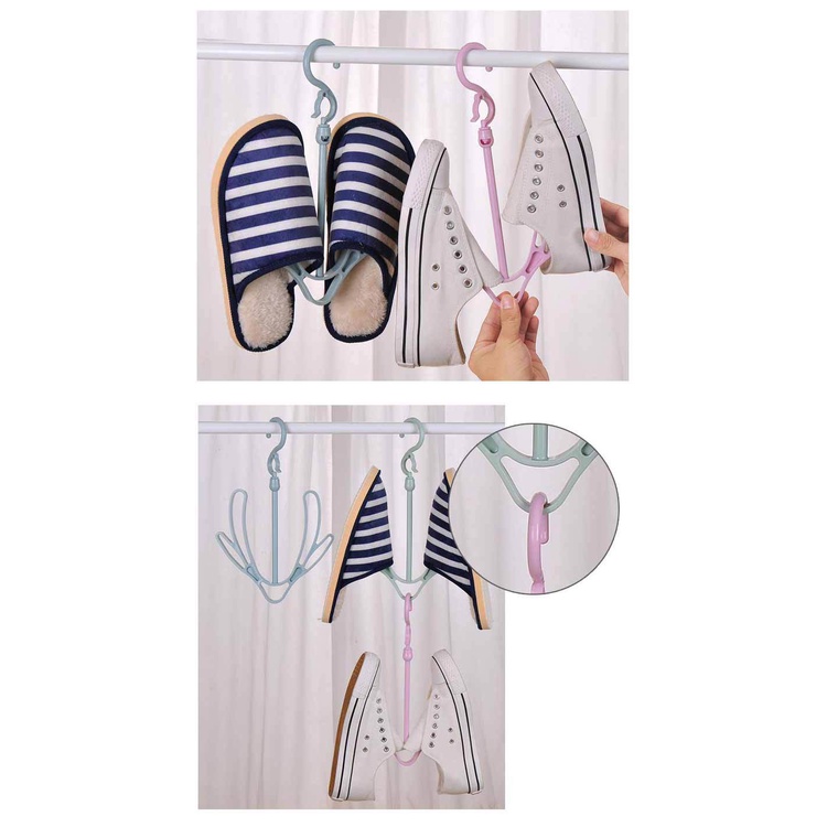 Móc Phơi Giày Đa Năng Xoay 360 Độ