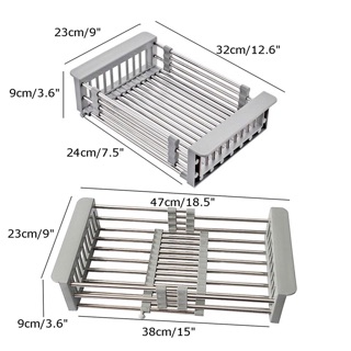Kệ inox Gác Trên Bồn Rửa Chén