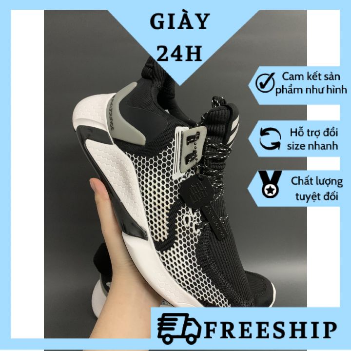 (FREESHIP + ẢNH THẬT 1.1) Giày Alphabounce 2020 Đen Trắng