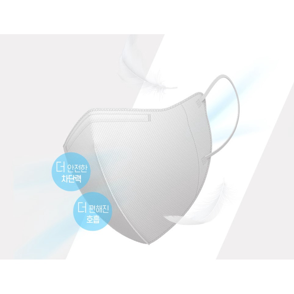 Khẩu trang KF94 Viuum Mask Hàn Quốc gói 25 chiếc/ KF94 마스크 새부리형 비움 디럭스 컬러 25매 오나미