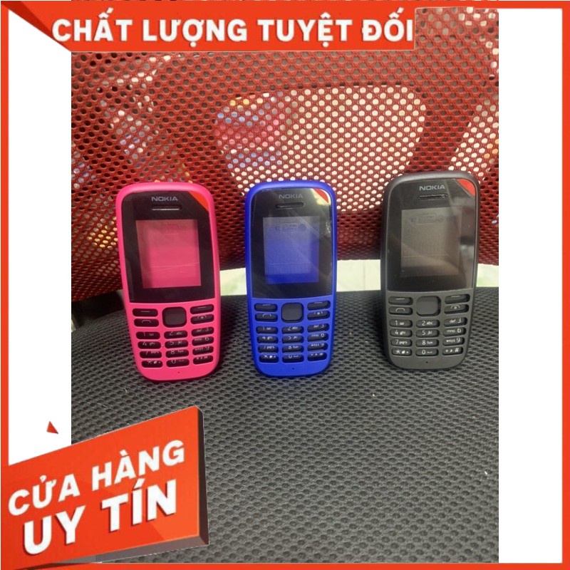 Vỏ điện thoại Nokia 105 2019 hàng đẹp,zin ngọc sơn mobile