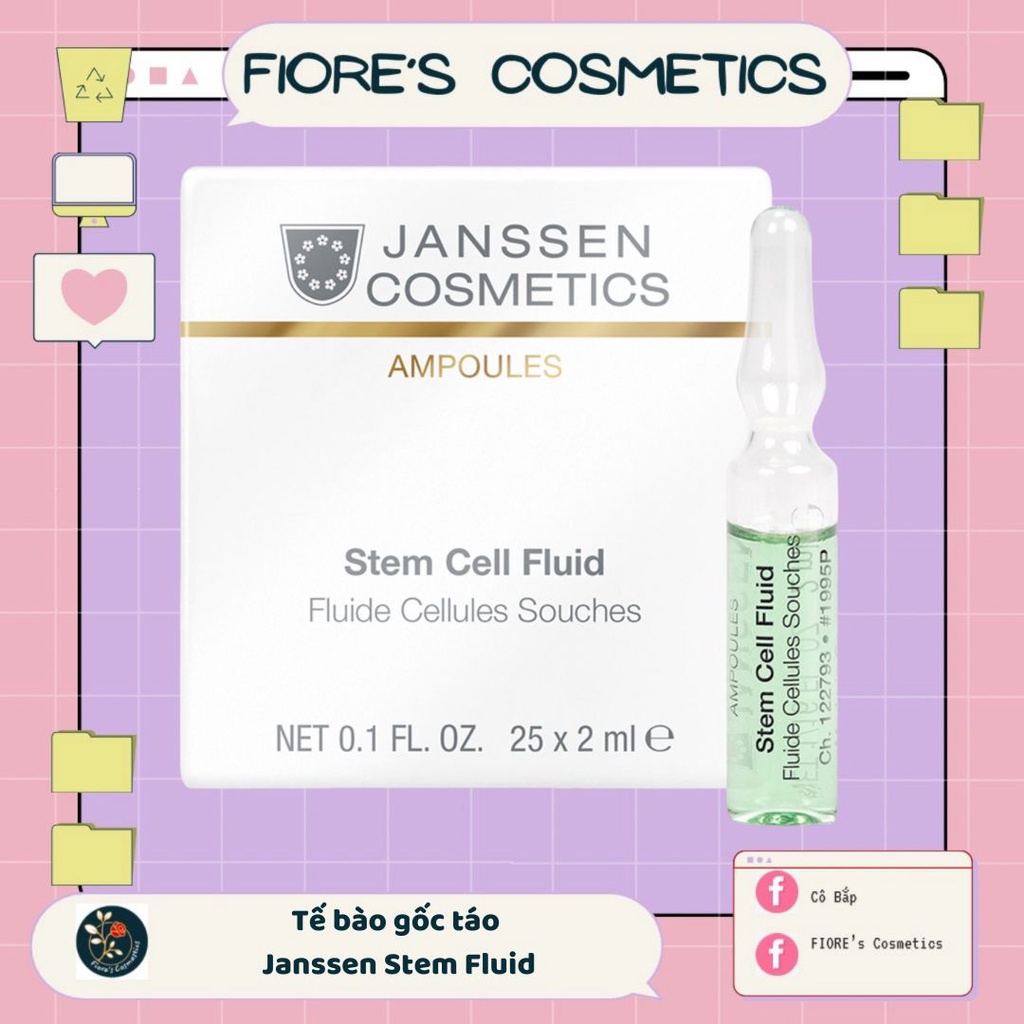 Serum tế bào gốc Janssen Stem Cell Fluid