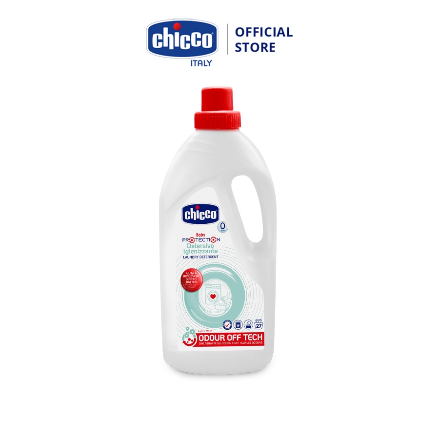 (Giảm 50%) Nước giặt Chicco 0M+ kháng khuẩn dung tích 1,5 lít