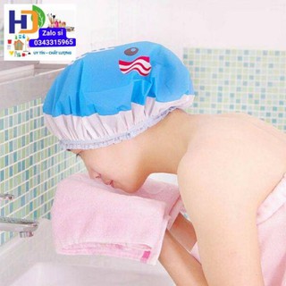 Mũ trùm tóc khi tắm