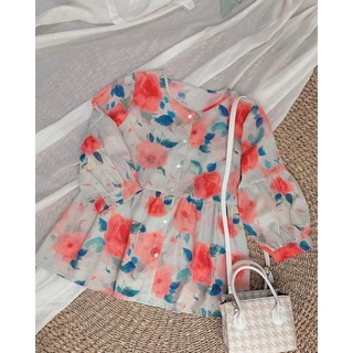 Áo hoa babydoll