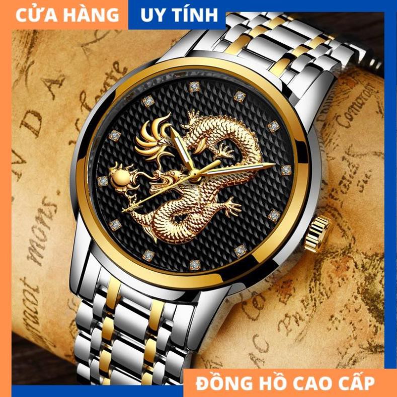 Đồng hồ nam DRAGON kính tráng SAPPHIRE – Dây thép đúc đặt cao cấp [HÀNG XỊN] | BigBuy360 - bigbuy360.vn
