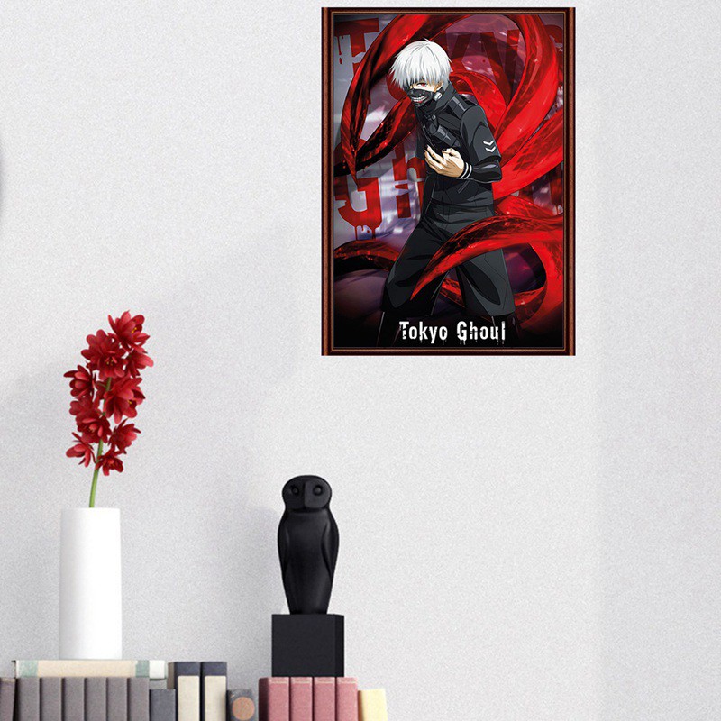 Tranh treo poster hoạt hình anime Nhật Bản Tokyo Ghoul