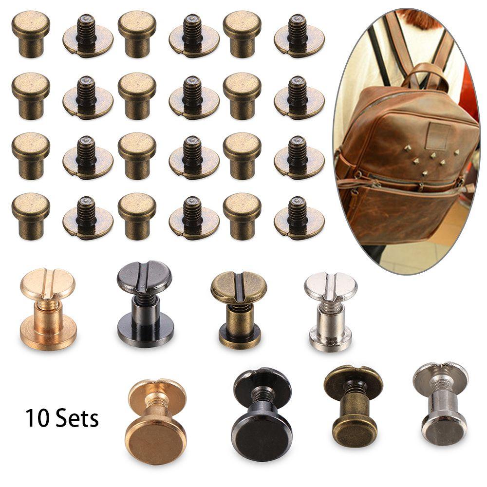Set 10 Đinh Tán Hình Giày / Giày / Mũ / Đồ Da Trang Trí Sổ Tay