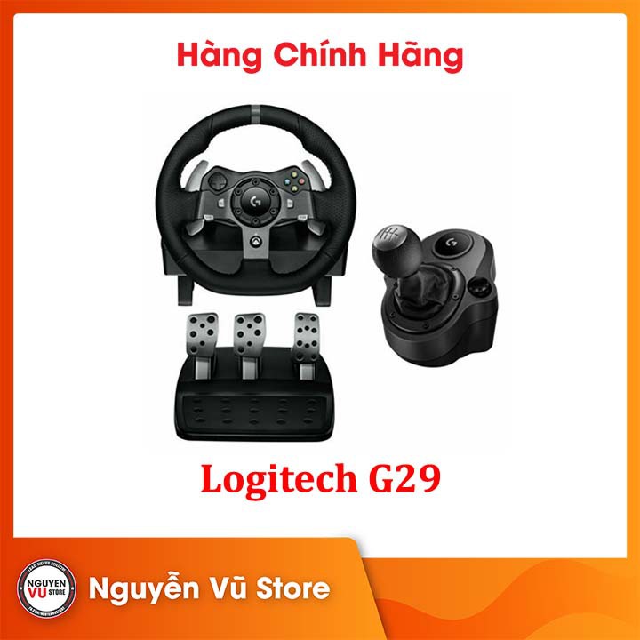 Bộ Full Vô Lăng Gaming Logitech G29 PC/PS4 (Vô Lăng, Cần Số, Bàn Đạp)