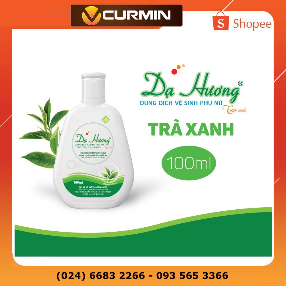 Dung dịch vệ sinh - Dạ Hương Trà xanh 100ml