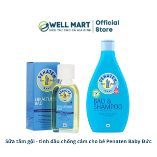 Đức- Tinh dầu, sữa tắm chống cảm cúm cho trẻ Penaten Đức