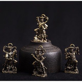 Bộ Tượng Trưng Bày Phong Thủy, Trang Trí Bằng Đồng Hình Phật Tứ Đại Thiên Vương (Bộ 4 Tượng)