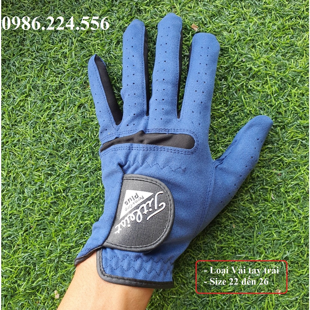 Găng tay golf nam nữ vải có cả 2 tay chống trượt bám dính đàn hồi thoáng khí GT018