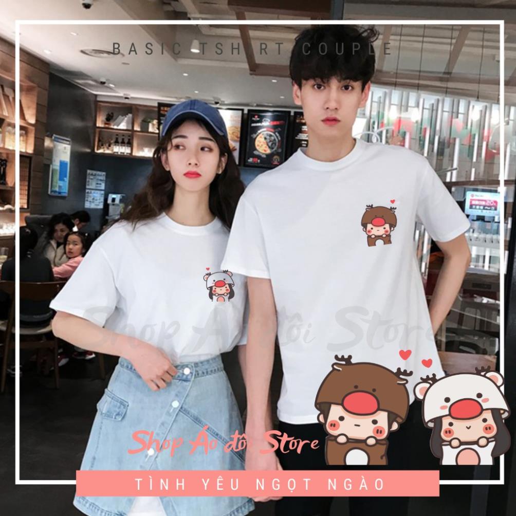 ÁO ĐÔI NAM NỮ RẺ ĐẸP siêu sale - COUPLE STORE - Áo cặp dùng làm đồ đôi nam nữ đi biển, đi du lịch, chụp hình cưới !