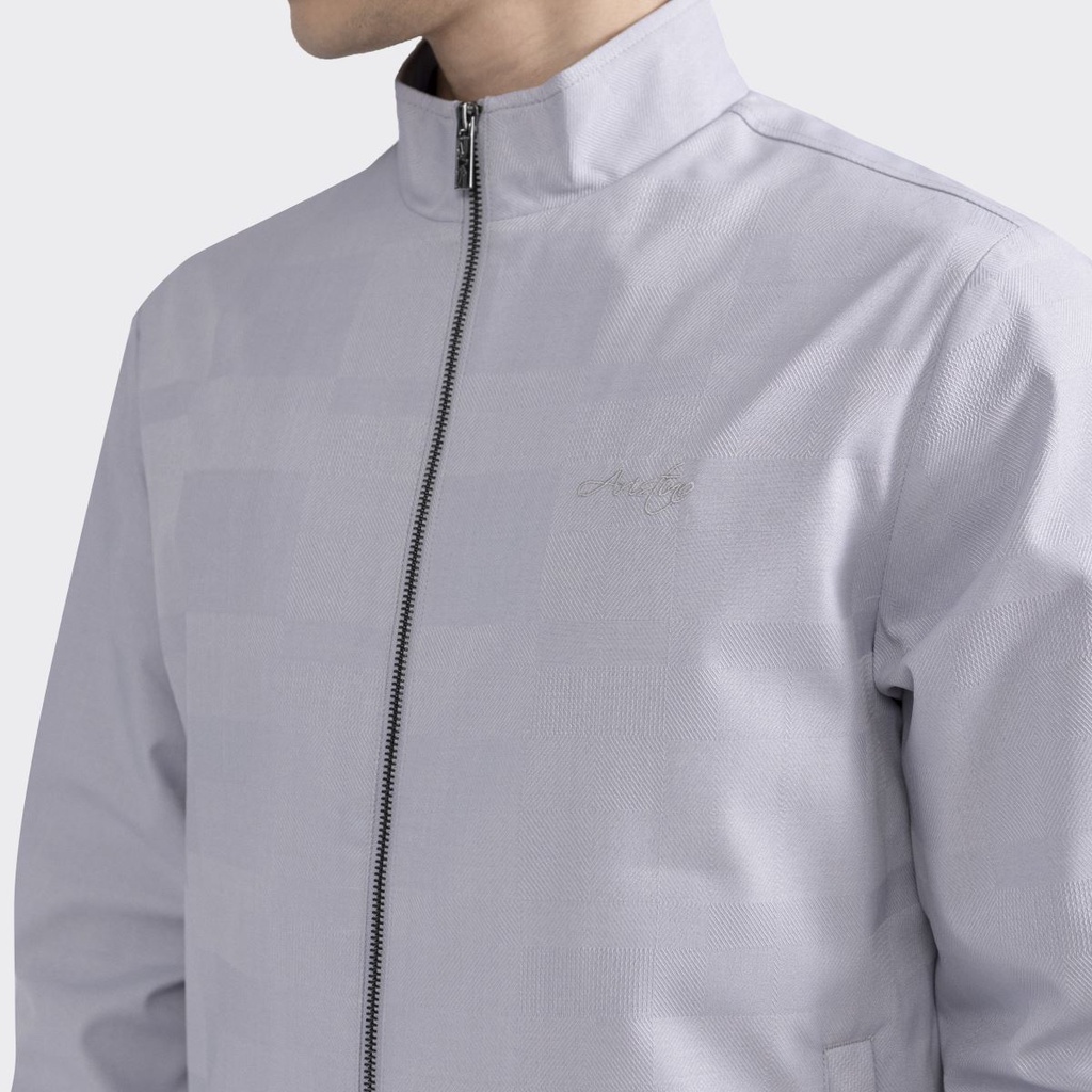 Áo khoác gió nam 2 lớp Aristino AJK046W2 Jacket dáng regularfit kẻ caro 4 màu lựa chọn vải Polyester bền màu sắc nét