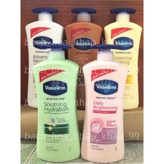 Sữa dưỡng thể Vaseline 725ml giúp dưỡng ẩm và làm trắng da