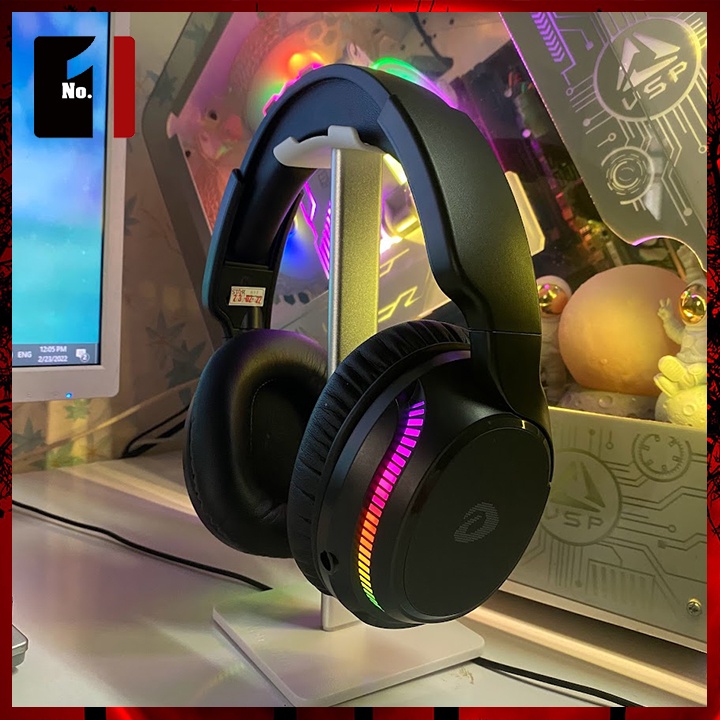 Tai Nghe Không Dây Chụp Tai Có Mic LED RGB DareU A710 Wireless Headphone Máy Tính Laptop Pc