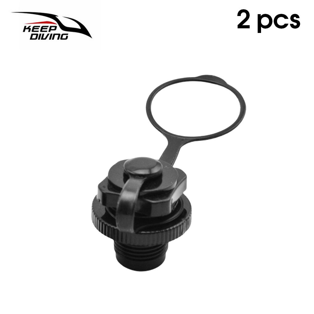 Bộ 2 Đầu Van Bơm Hơi Bằng Cao Su Chống Rò Rỉ Cho Thuyền Kayak Bơm Hơi