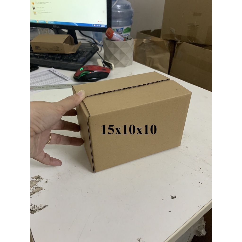Bộ 10 Thùng Hộp Carton Size 15x10x10 CM