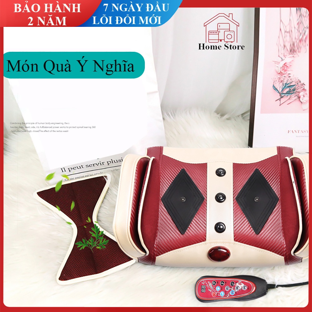 Máy massage lưng và cột sống 9 cấp độ, máy massage toàn thân thiết kế hiện đại, túi khí thế hệ mới.