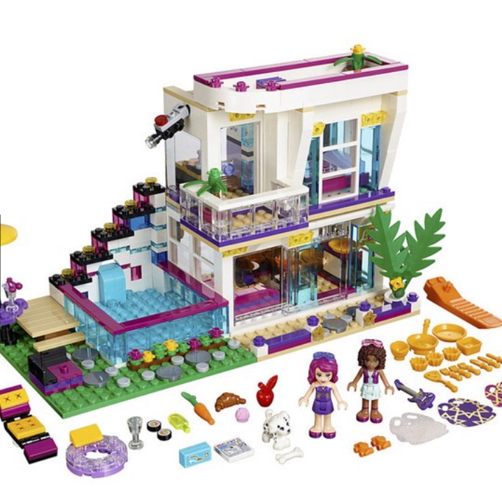 Đồ Chơi Lắp Ráp  Mô Hình Biệt Thự Ngôi Sao Livi's Pop Star House 3008