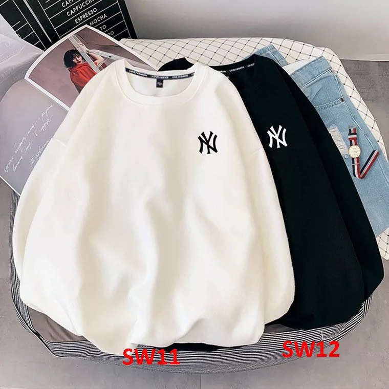 Áo sweater nam nữ in cặp có nhiều mẫu lựa chọn,vải nỉ bông mềm mịn