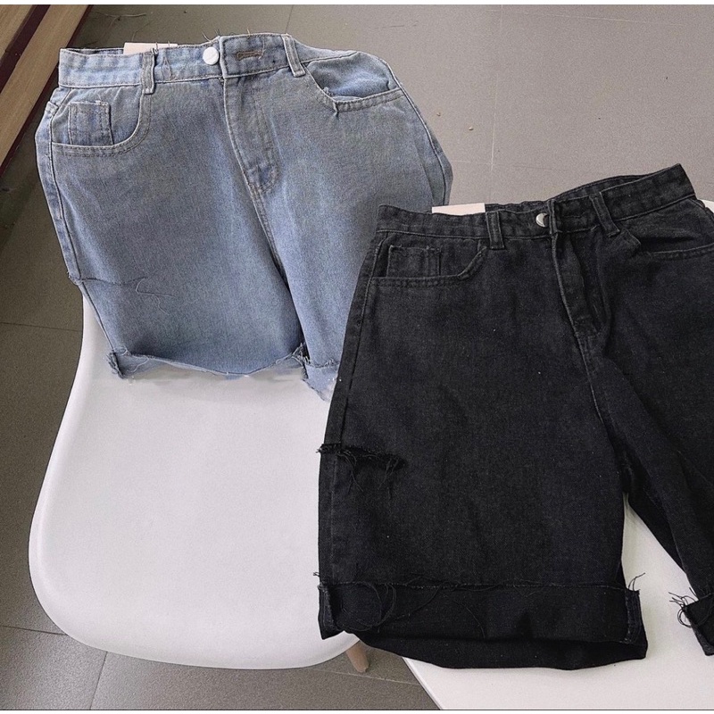 QUẦN SHORT JEANS RÁCH (video/sẵn)