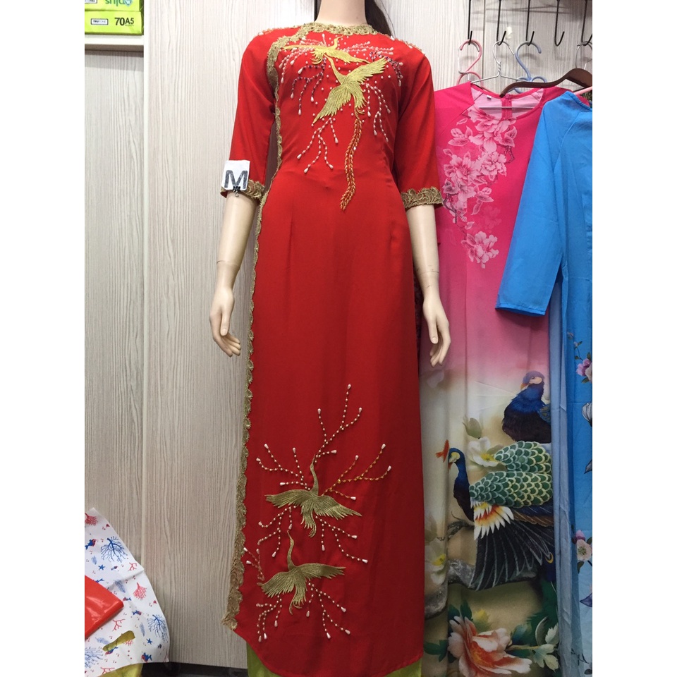 🥰áo dài thiết kế thanh lý đã qua sử dụng chất đẹp độ mới cao giá rẻ