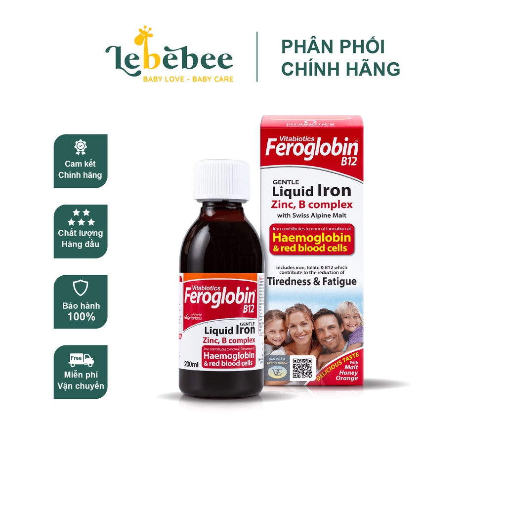 Sắt cho mẹ bầu bú - Feroglobin Iron