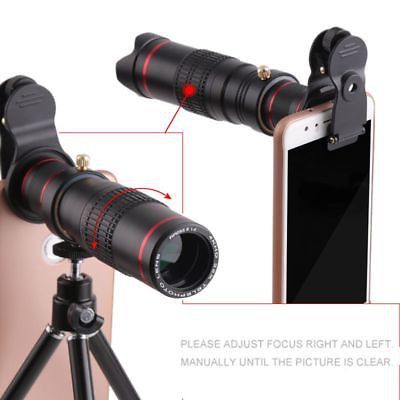 Universal Clip External Telescope Cell Phone Lens 22X HD Zoom Optical Monocular