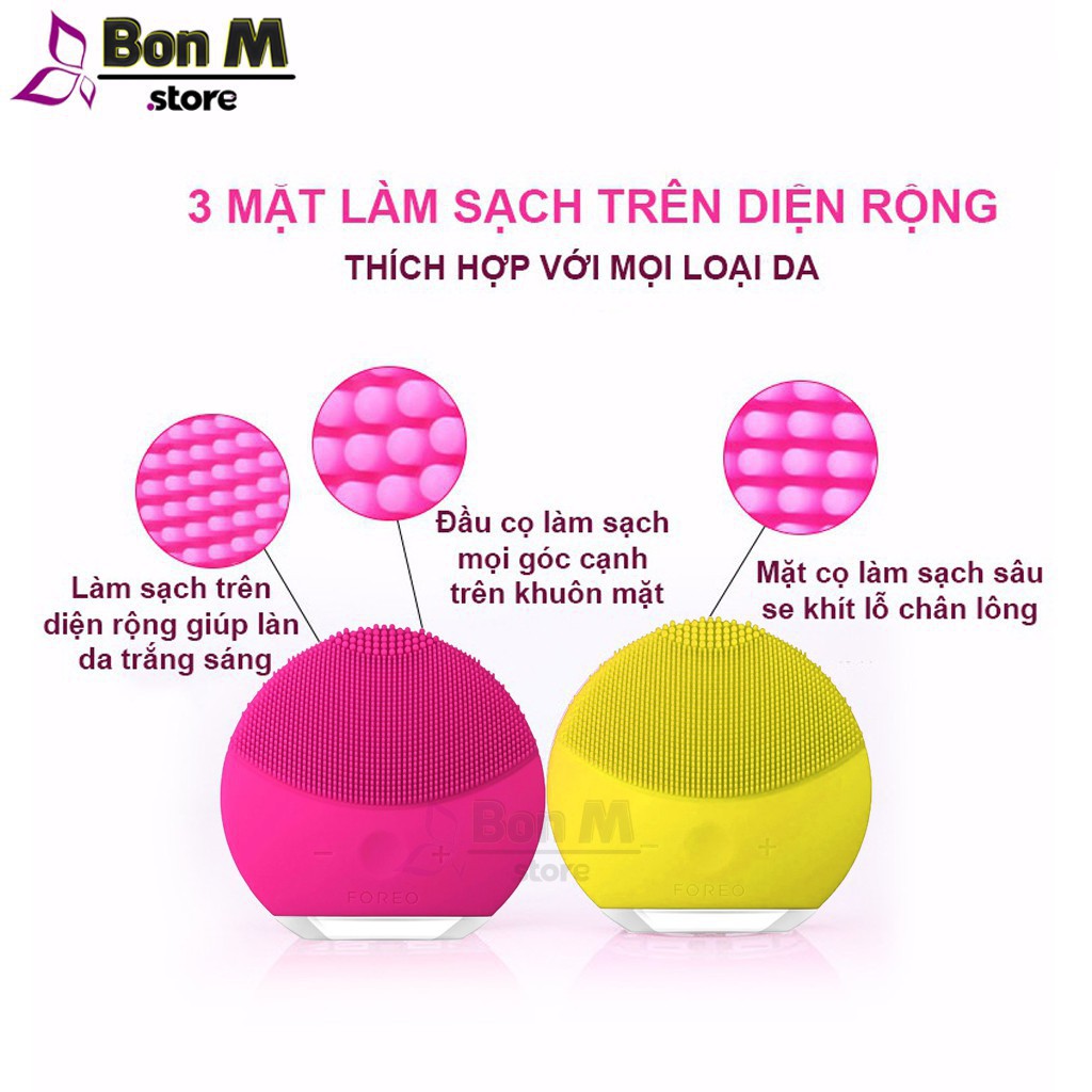 Máy Rửa Mặt Foreo ⚡FREESHIP⚡ Máy Rửa Mặt Foreo Luna Mini 2 Công Nghệ Sóng Âm T-sonic Loại Bỏ 99,5% Bụi Bẩn, Tế bào Chết | BigBuy360 - bigbuy360.vn