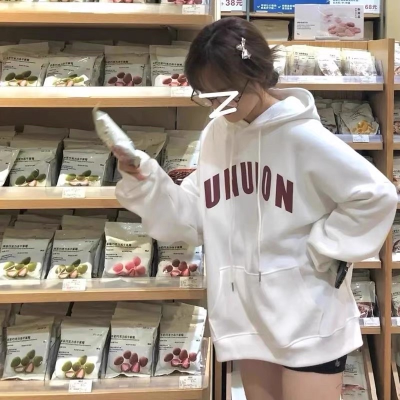 Áo Hoodie Unisex Tay Dài Nỉ Bông Chữ UNUION