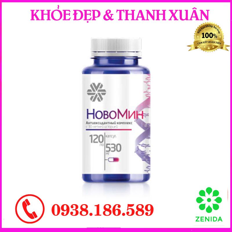 [Novomin Siberian] Viên Uống Chống Oxy Hóa, Phục Hồi Tế Bào NOVOMIN Formula 4, Hàng Chính Hãng, Date Mới