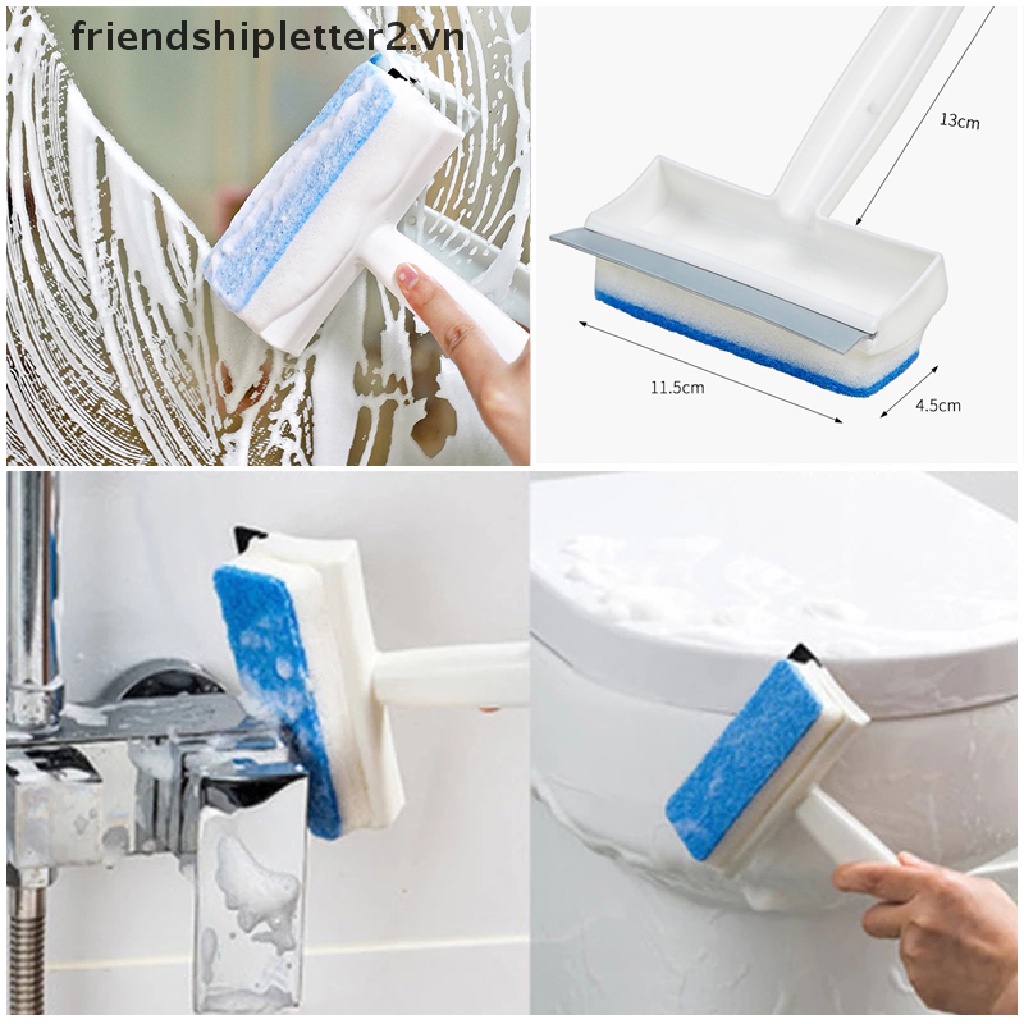 Dụng cụ vệ sinh cửa sổ đa năng có thể tháo rời thiết kế 2 trong 1 tiện dụng