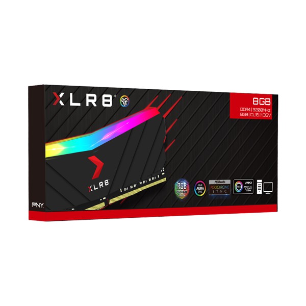 Ram PNY XLR8 RGB 16GB DDR4 3200Mhz - Hàng Chính Hãng