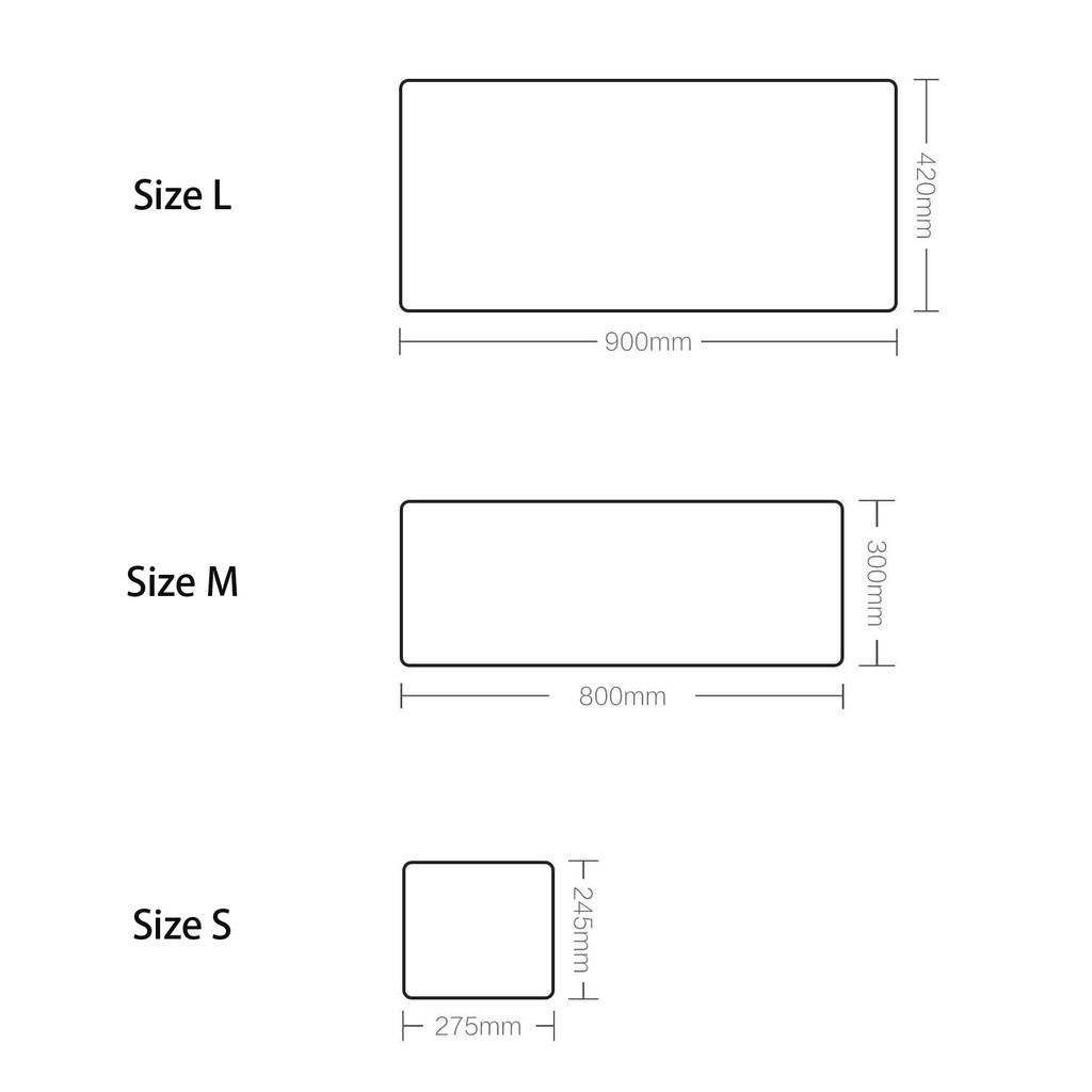 Tấm lót chuột máy tính Xiaomi mijia chống thấm nước tiện dụng cao cấp