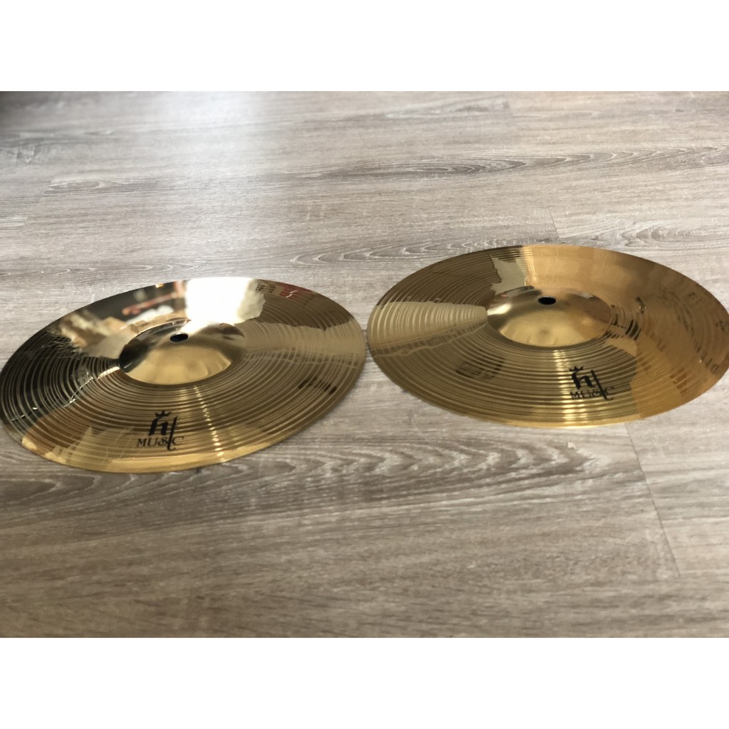 Lá Cymbal HT music 10 inch chơi trống cajon, trống jazz