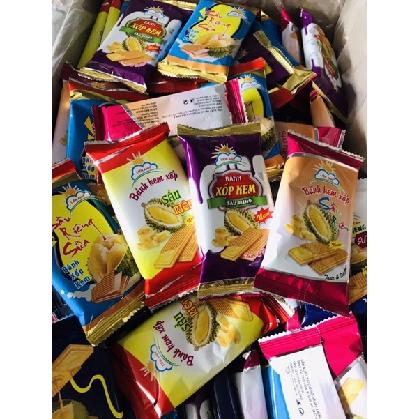 BÁNH KEM XỐP SẦU RIÊNG ( 500g - 1kg)
