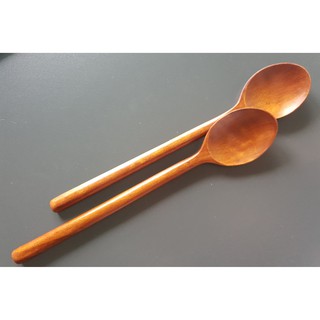 Thìa Gỗ Ăn Cơm cán dài Gỗ Nhãn tự nhiên hàng xuất khẩu chính hãng CAGO