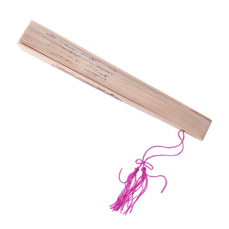 Quạt gỗ cầm tay vẽ hình độc đáo