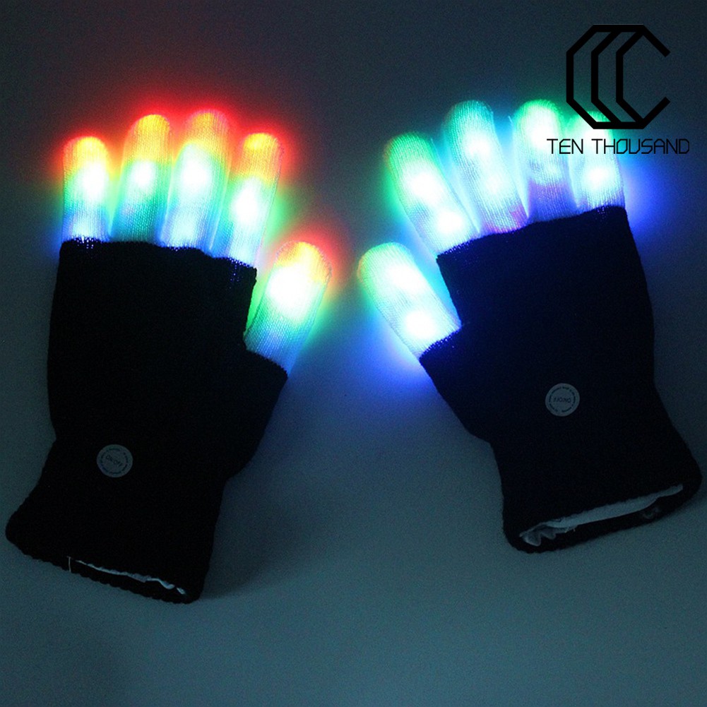 Găng tay gắn đèn LED ấm áp theo phong cách mùa đông