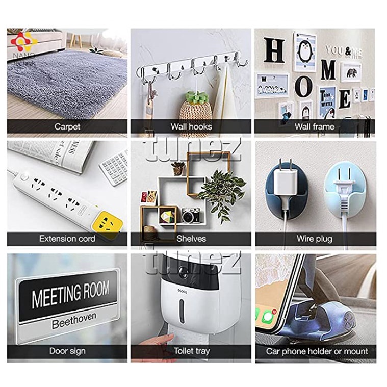 [Cuộn 1/2 mét; Loại dày] Cuộn keo 2 mặt silicon siêu dính thần thánh