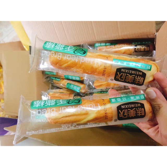 (Date: 06 tháng) [ BÁNH MỀM, TAN TRONG MIỆNG ] 01 cái x 120gr Bánh Mì Que Bơ Cherry Đài Loan