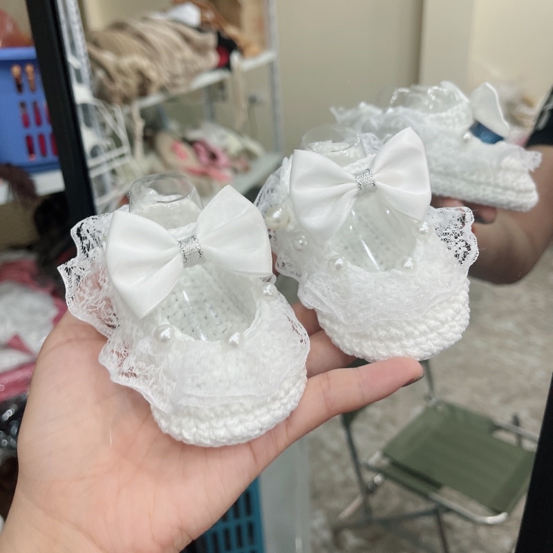Giầy tiểu thư sang chảnh cho bé gái. sz sơ sinh
