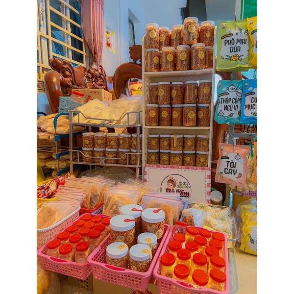 Combo bánh tráng phơi sương muối tép hành phi 80k  .