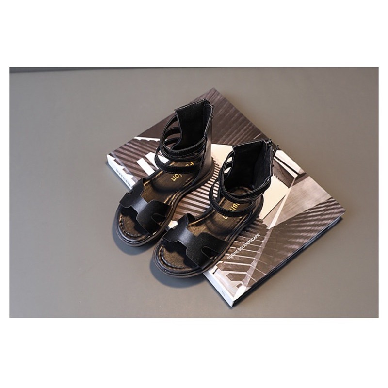 Sandal cổ cao 3 nút