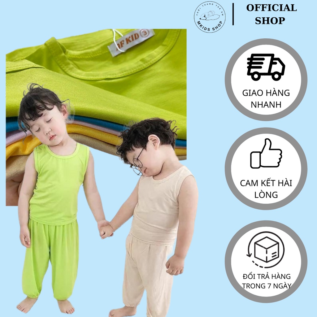 Bộ Quần Áo cho bé 😍 Cao Cấp 😍 Bộ Alibaba cho bé trai bé gái, chất Thun Lạnh 100%,co giãn 4 chiều,sát nách cho bé, dài bé