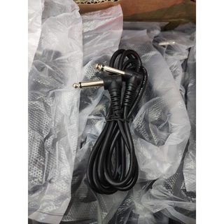 Dây jack 2 đầu 6 ly (6.5mm) cong (chữ L) đen 1.5m
